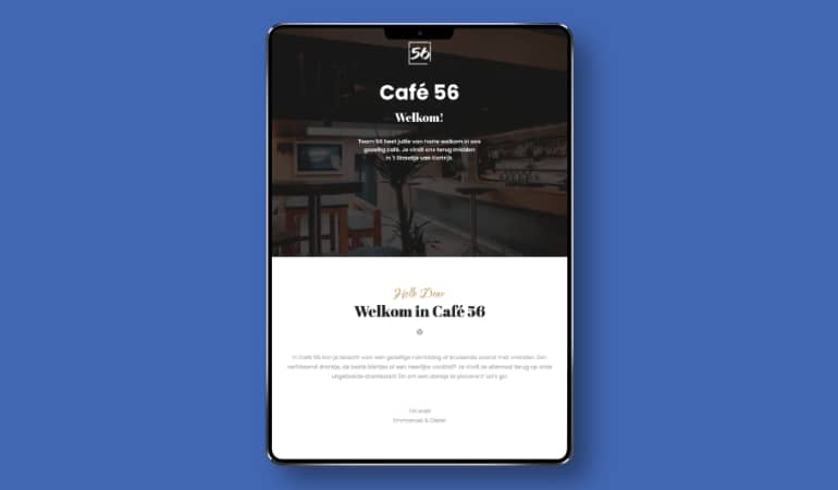 Wolfpack Branding - Café 56 Kortrijk 1